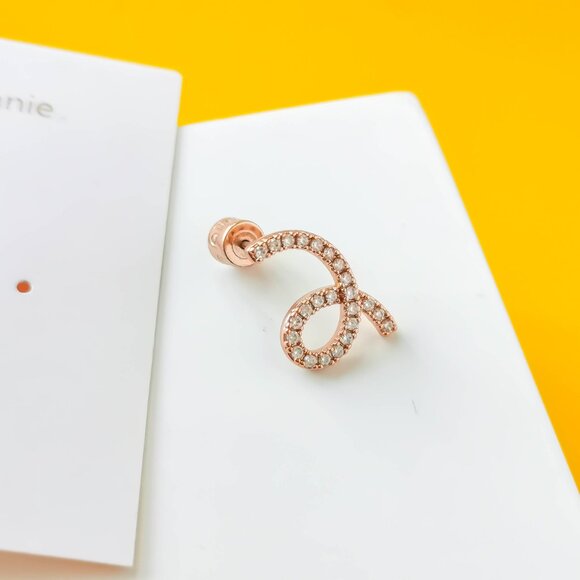 Show Your Love Rose Gold Earrings by Alicia Bonnie - Picture 3 of 3